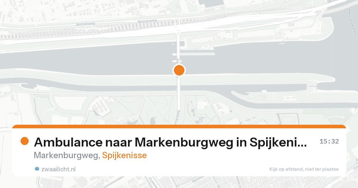 Ambulance naar Markenburgweg in Spijkenisse — 4 jun 2026
