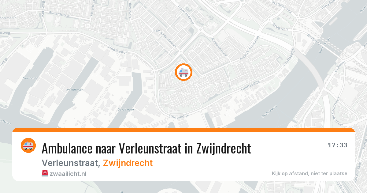 Ambulance naar Verleunstraat in Zwijndrecht — 26 mei 2026
