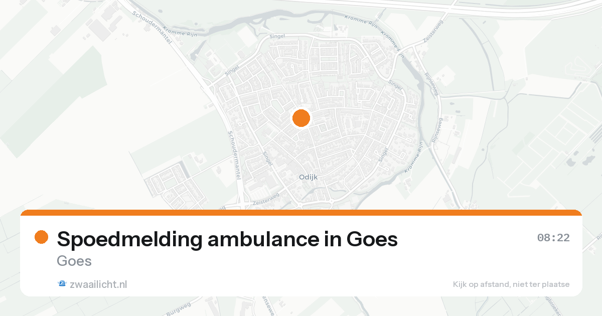 Spoedmelding ambulance in Goes — 8 feb 2026
