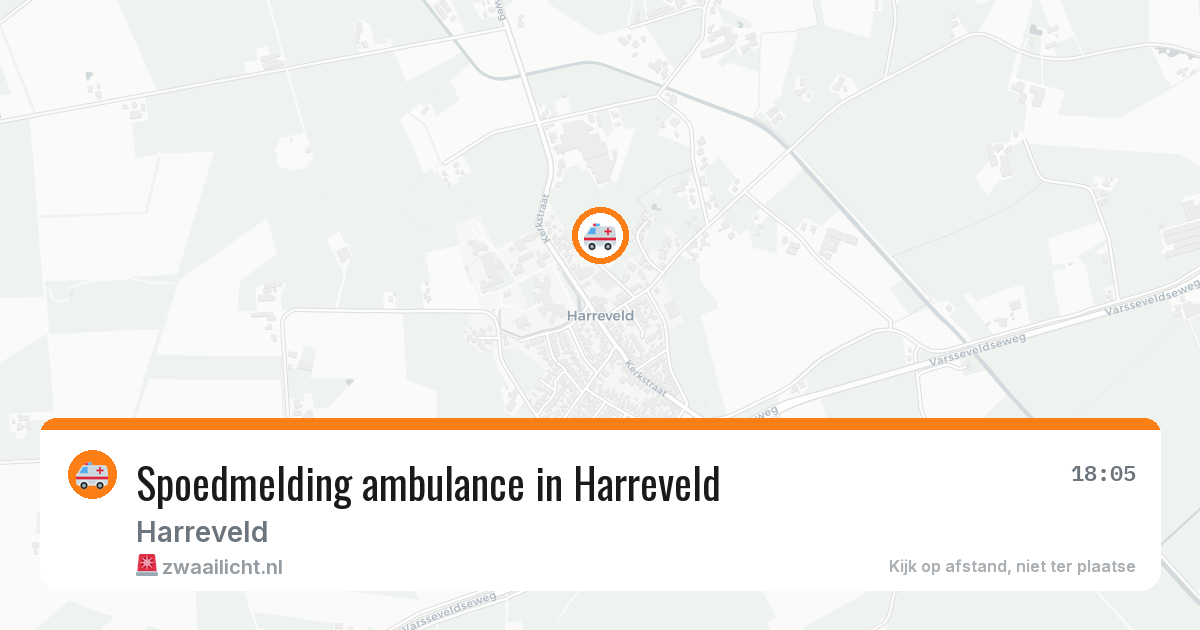 Spoedmelding ambulance in Harreveld — 13 jun 2026