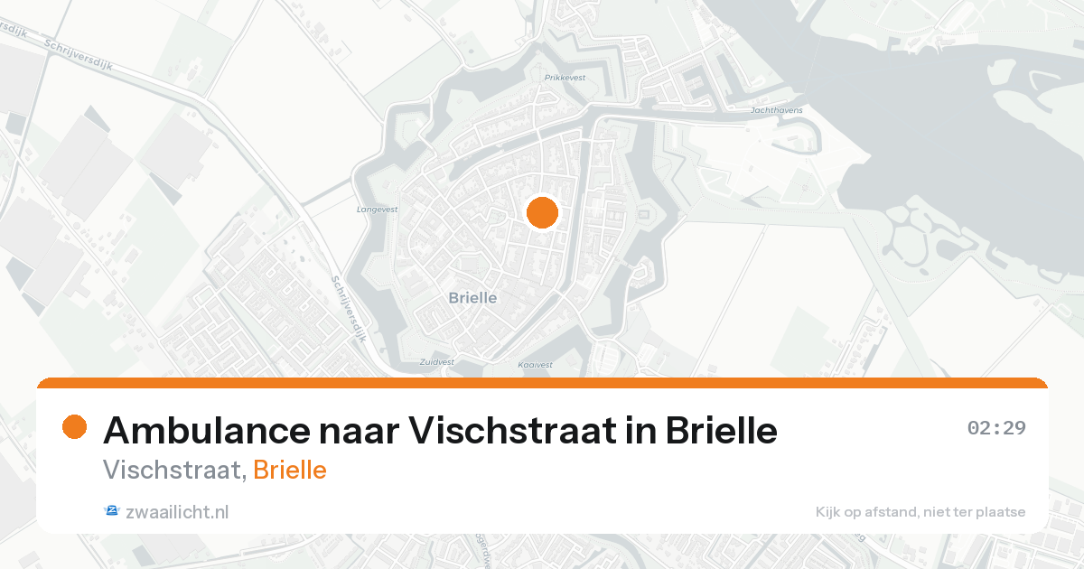 Ambulance naar Vischstraat in Brielle — 16 aug 2026