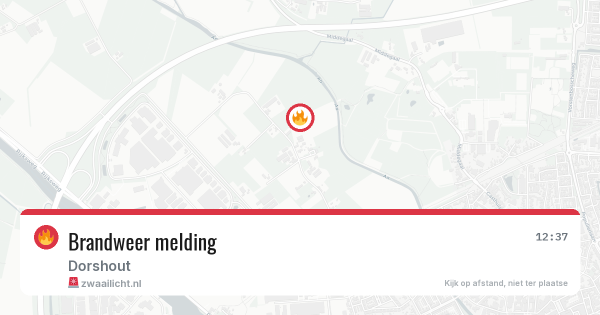 Brandweer melding — 10 feb 2026