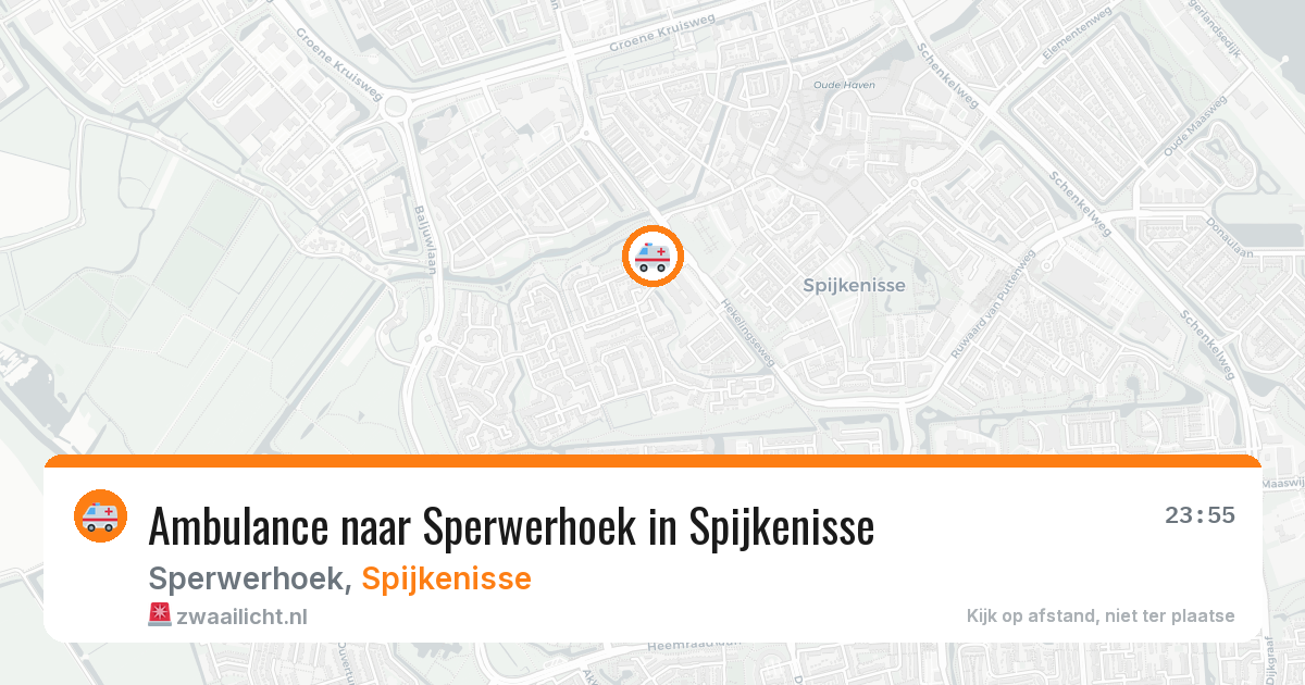 Ambulance naar Sperwerhoek in Spijkenisse — 31 jul 2026