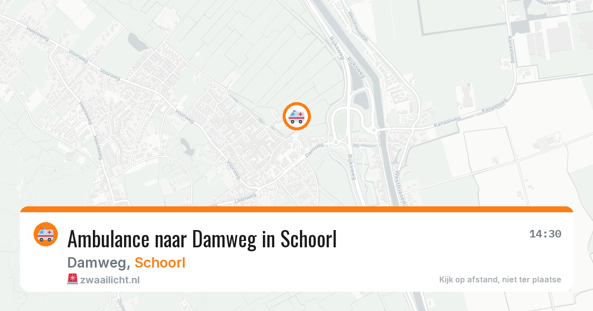 Ambulance naar Damweg in Schoorl — 12 jun 2026