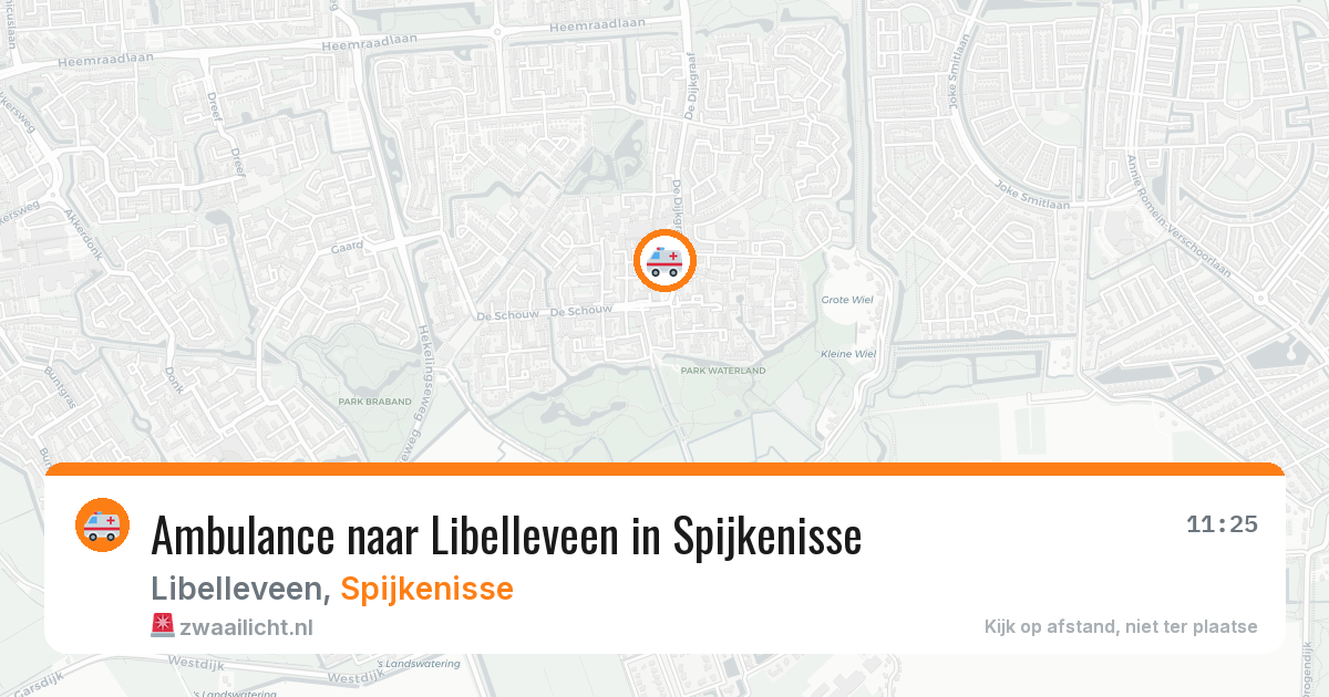 Ambulance naar Libelleveen in Spijkenisse — 21 jun 2026