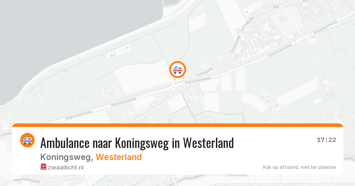 Ambulance naar Koningsweg in Westerland — 31 jul 2026