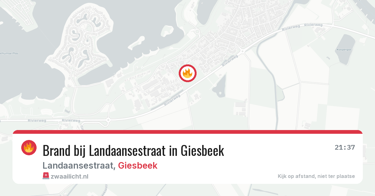 Brand bij Landaansestraat in Giesbeek — 23 mei 2026