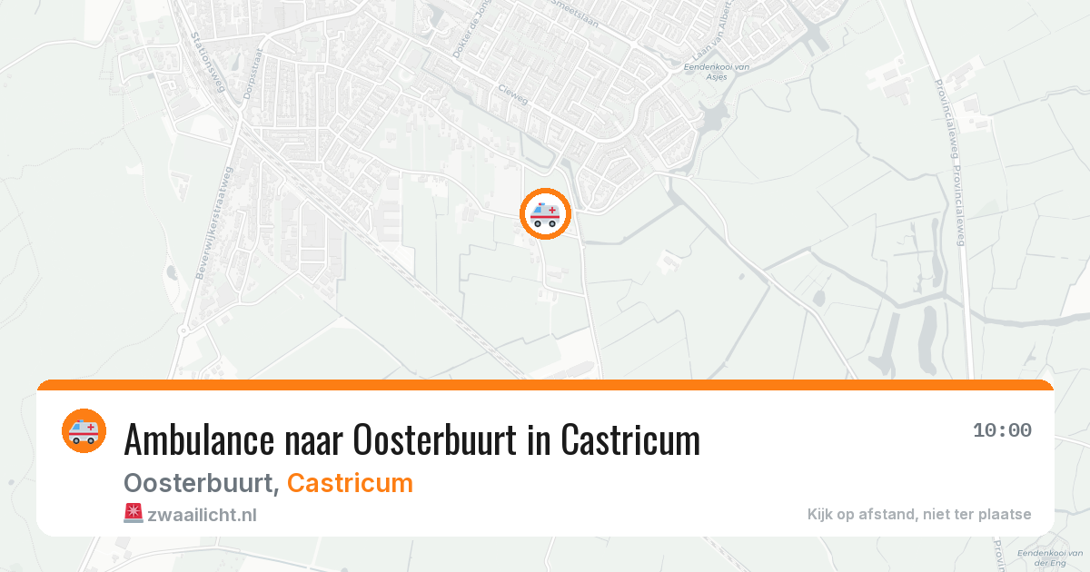 Ambulance naar Oosterbuurt in Castricum — 29 jul 2026