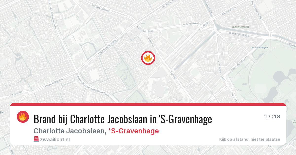 Brand bij Charlotte Jacobslaan in 'S-Gravenhage — 24 jun 2026