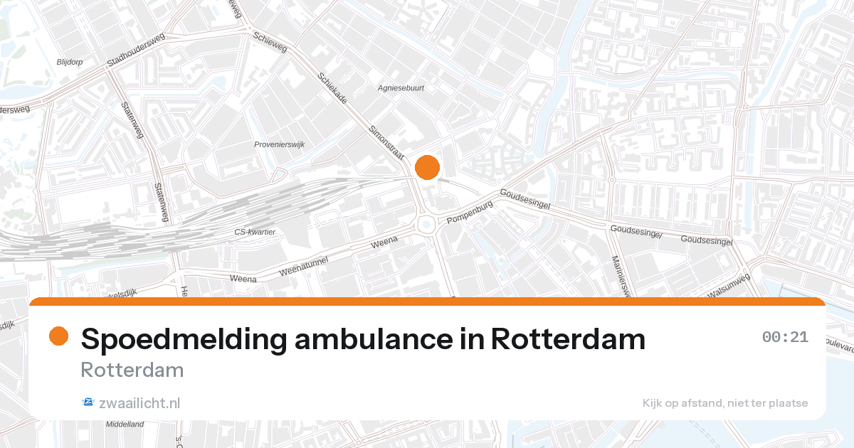 Spoedmelding ambulance in Rotterdam — 31 jan 2026