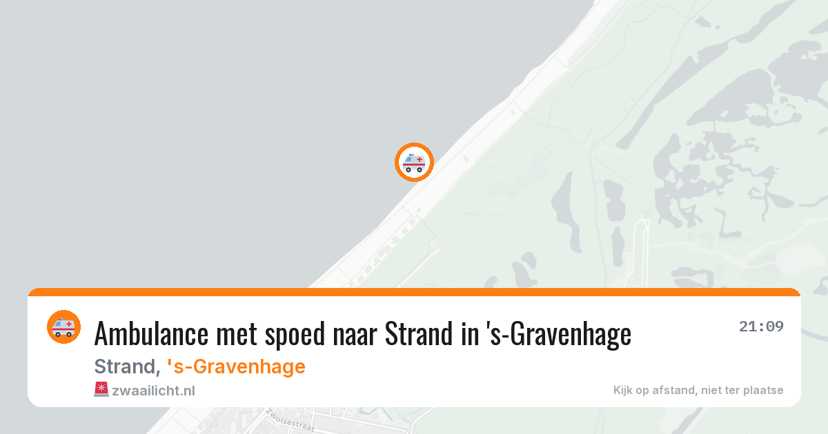 Ambulance met spoed naar Strand in 's-Gravenhage — 28 mei 2026
