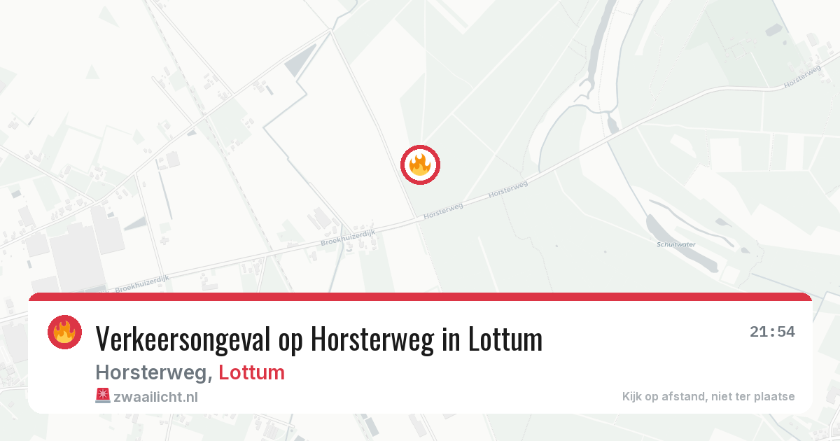Verkeersongeval op Horsterweg in Lottum — 10 jul 2026