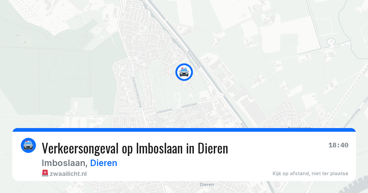 Verkeersongeval op Imboslaan in Dieren — 20 mei 2026