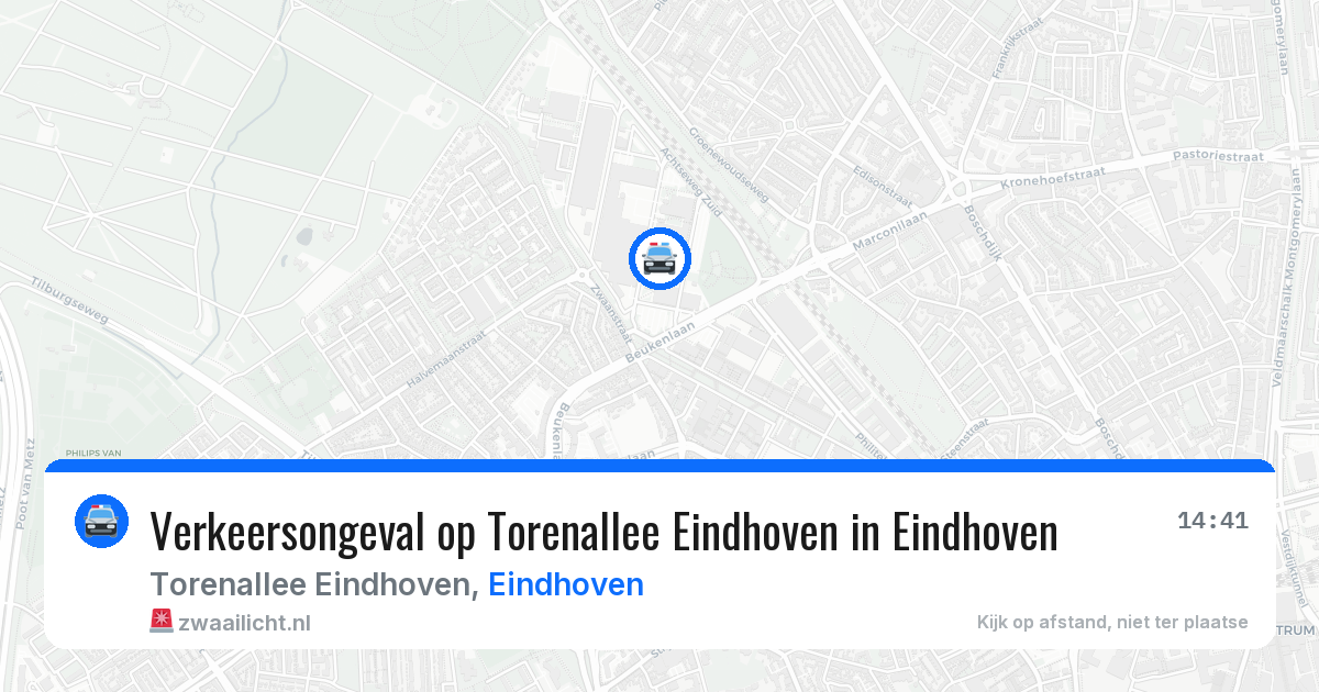 Verkeersongeval op Torenallee Eindhoven in Eindhoven — 19 jan 2026
