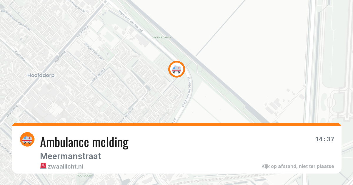 Ambulance melding — 1 feb 2026