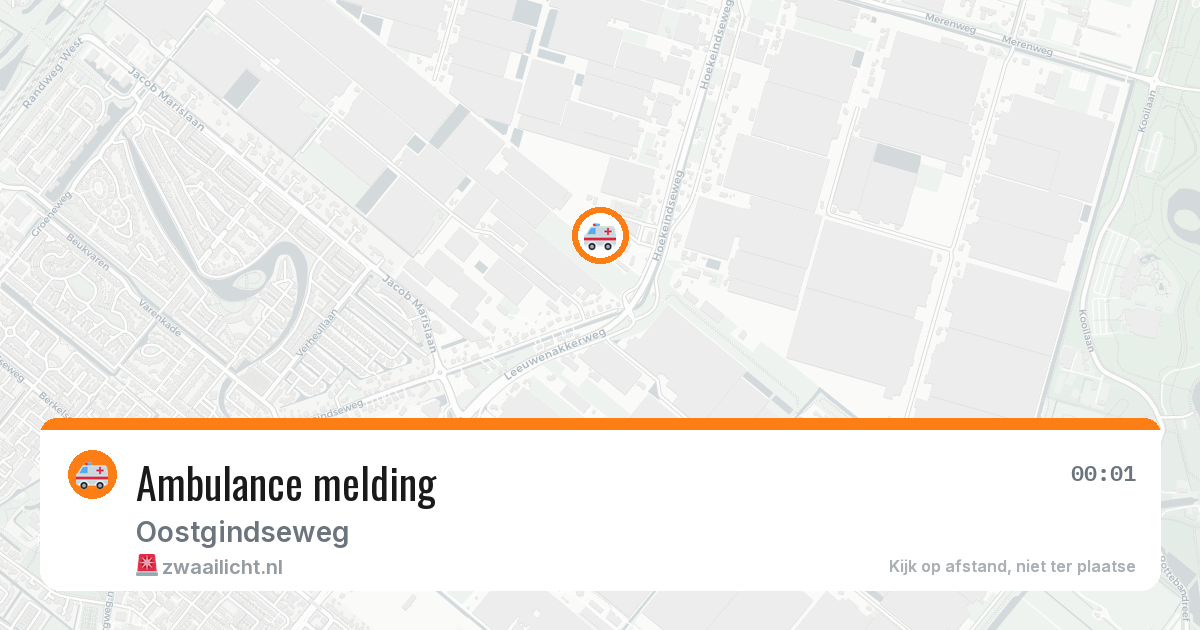 Ambulance melding — 16 jun 2026