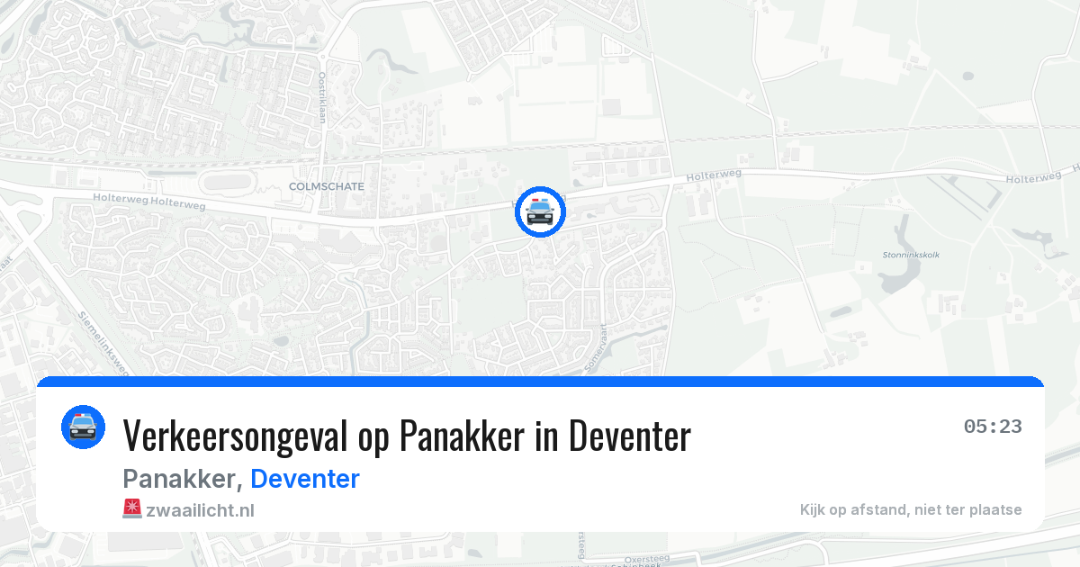Verkeersongeval op Panakker in Deventer — 12 jun 2026