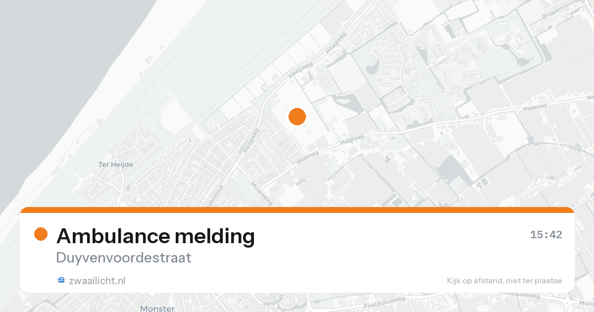 Ambulance melding — 23 mei 2026