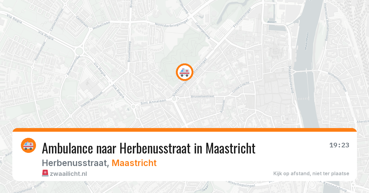 Ambulance naar Herbenusstraat in Maastricht — 29 jun 2026