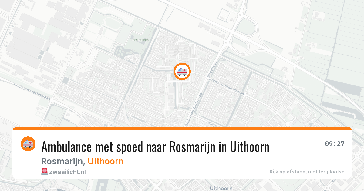 Ambulance met spoed naar Rosmarijn in Uithoorn — 3 jun 2026