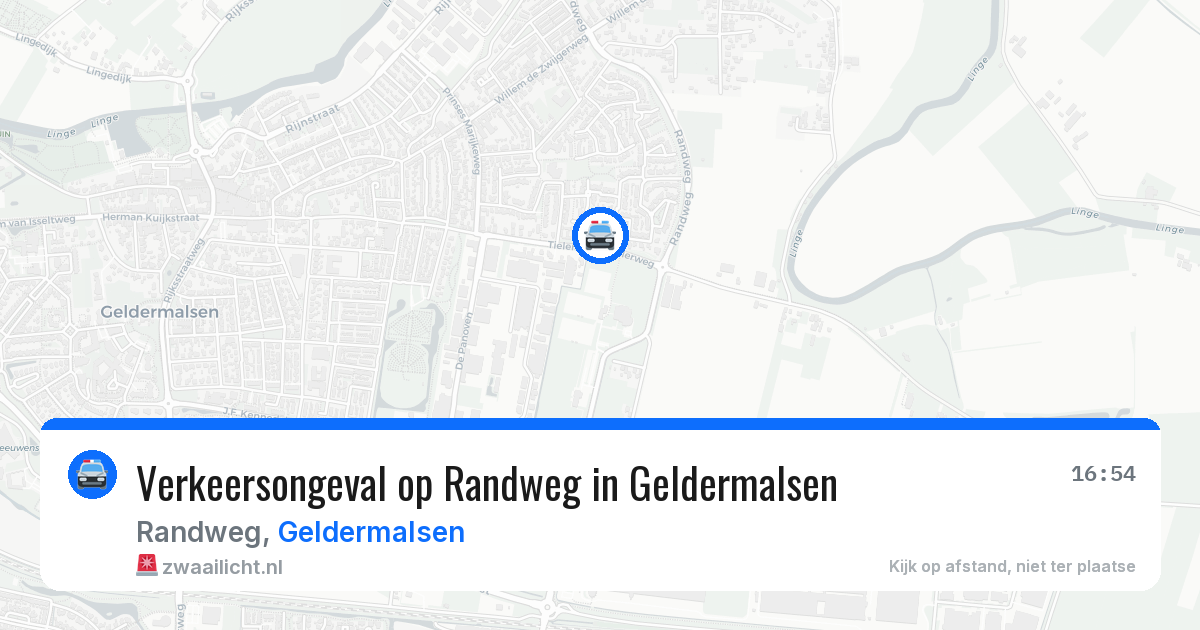 Verkeersongeval op Randweg in Geldermalsen — 21 jul 2026