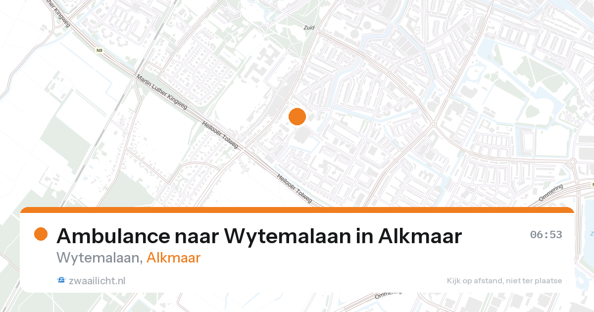 Ambulance naar Wytemalaan in Alkmaar — 28 aug 2026