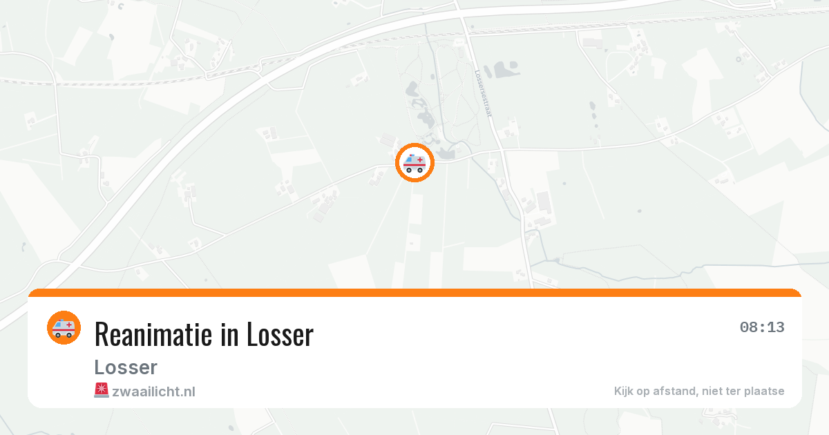 Reanimatie in Losser — 8 jun 2026