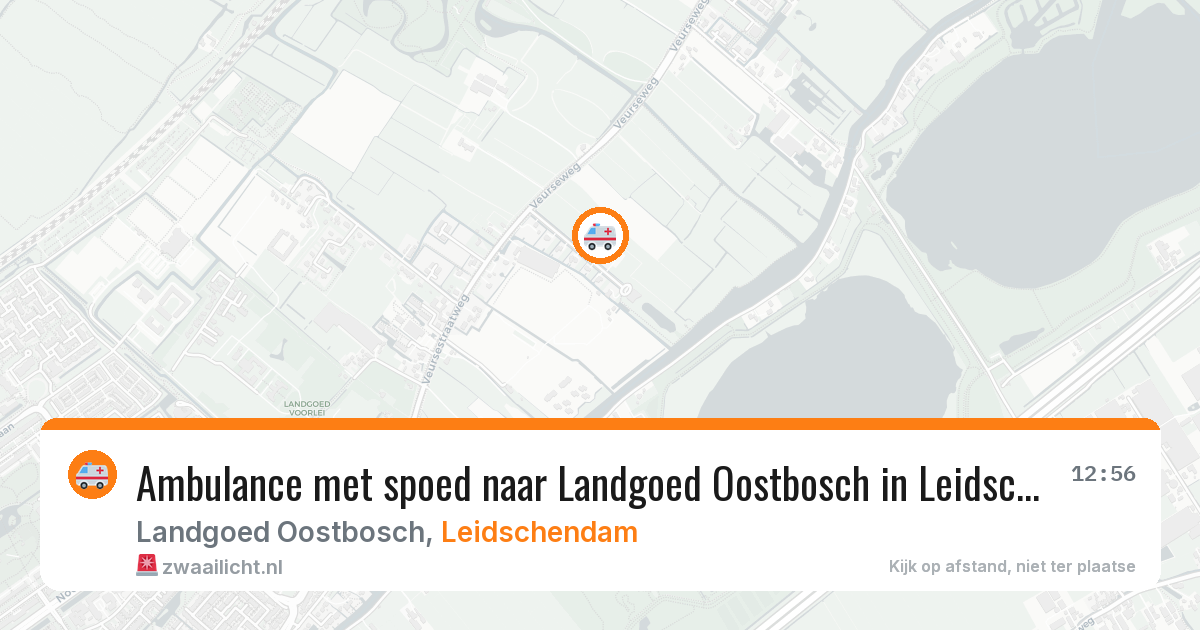 Ambulance met spoed naar Landgoed Oostbosch in Leidschendam — 7 mei 2026