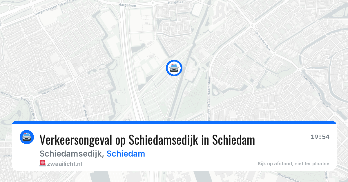 Verkeersongeval op Schiedamsedijk in Schiedam — 13 mei 2026