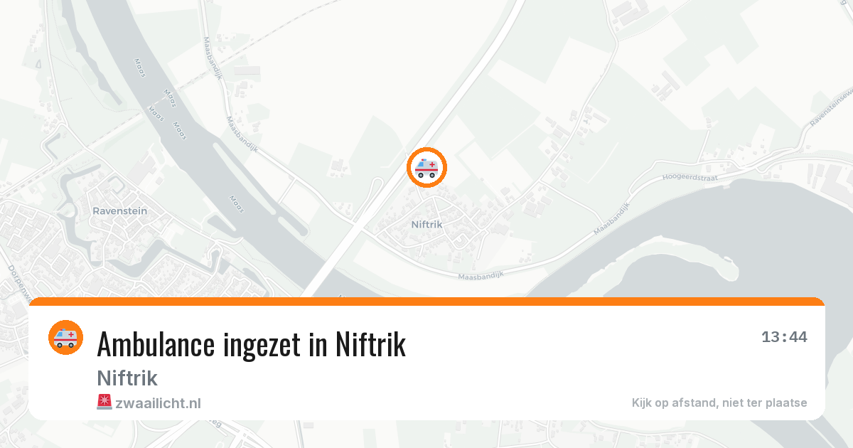 Ambulance ingezet in Niftrik — 4 mrt 2026