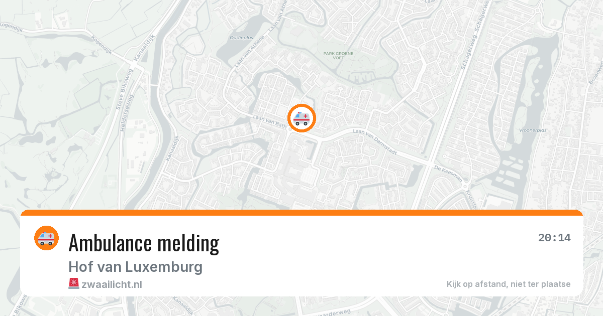 Ambulance melding — 21 jun 2026