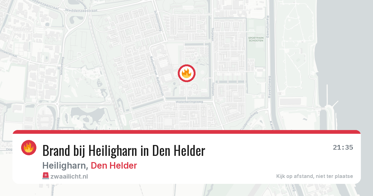 Brand bij Heiligharn in Den Helder — 28 mrt 2026