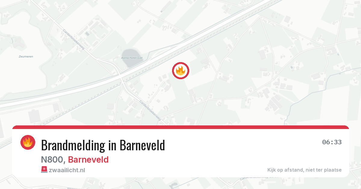 Brandmelding in Barneveld — 28 jun 2026
