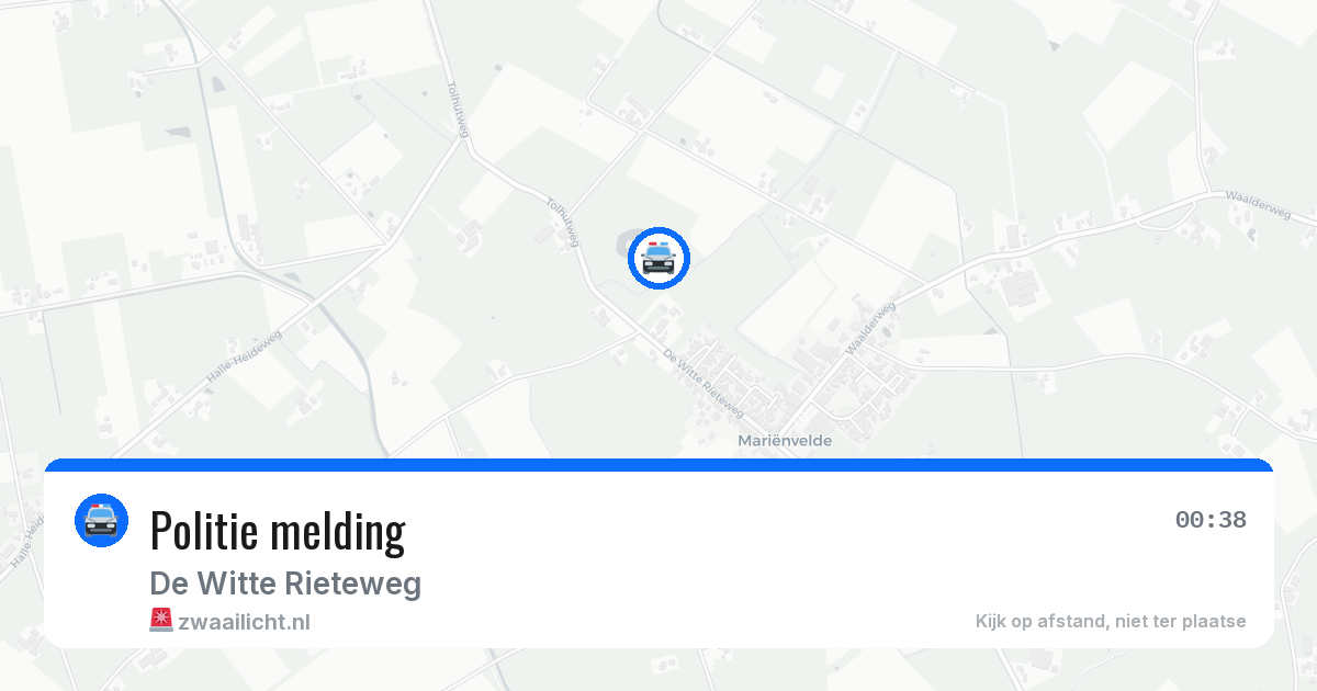 Politie melding — 16 mei 2026
