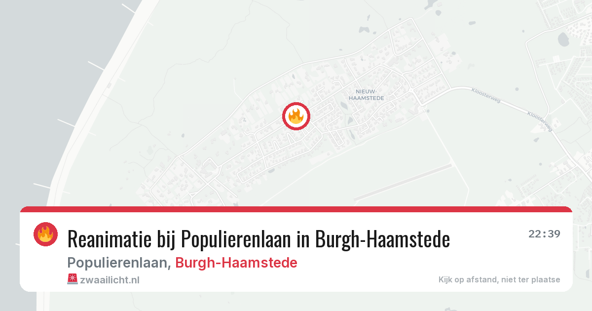 Reanimatie bij Populierenlaan in Burgh-Haamstede — 4 jun 2026