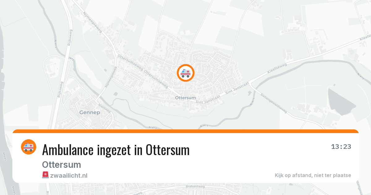 Ambulance ingezet in Ottersum — 16 jun 2026
