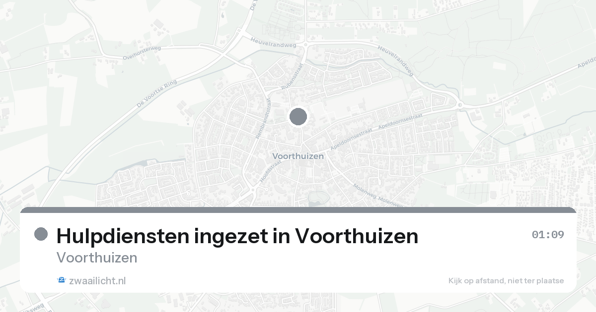 Hulpdiensten ingezet in Voorthuizen — 31 jan 2026 | 🚨 Zwaailicht.nl