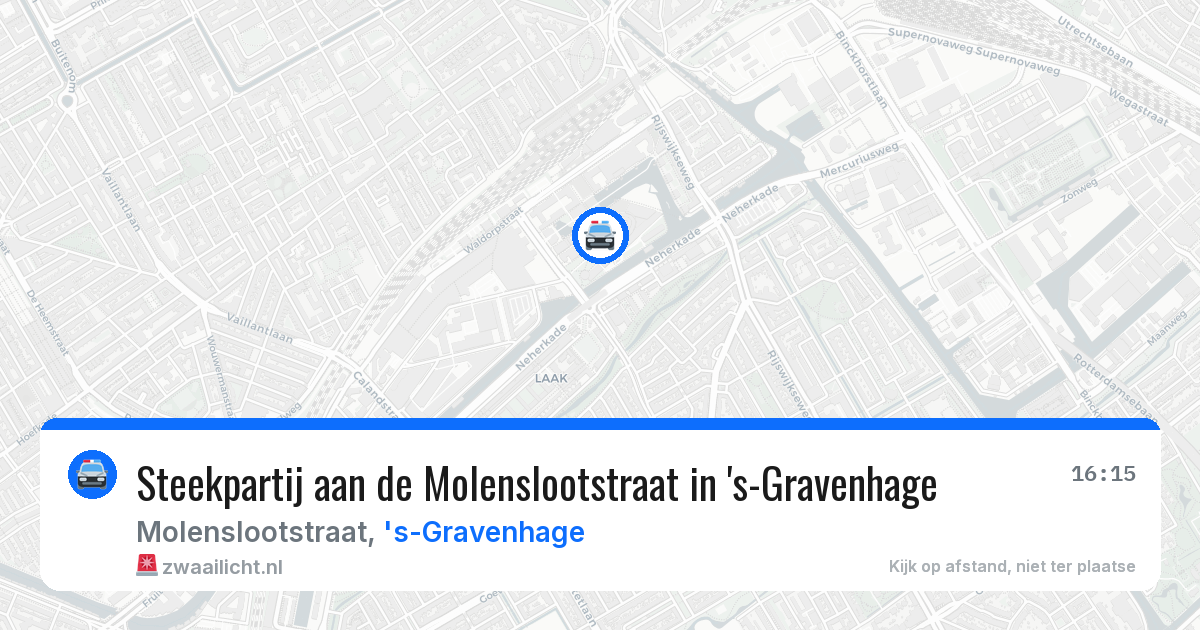 Steekpartij aan de Molenslootstraat in 's-Gravenhage — 7 jul 2026