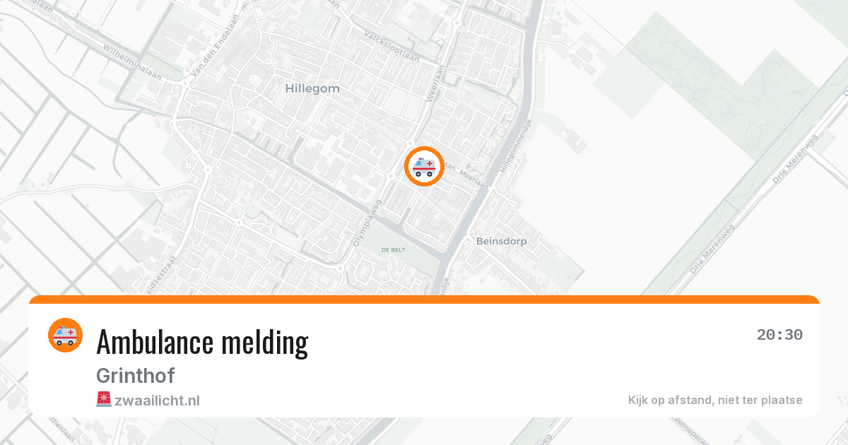 Ambulance melding — 9 feb 2026