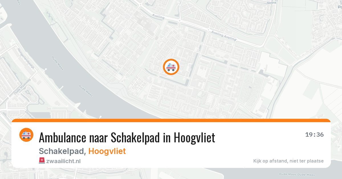 Ambulance naar Schakelpad in Hoogvliet — 2 mrt 2026