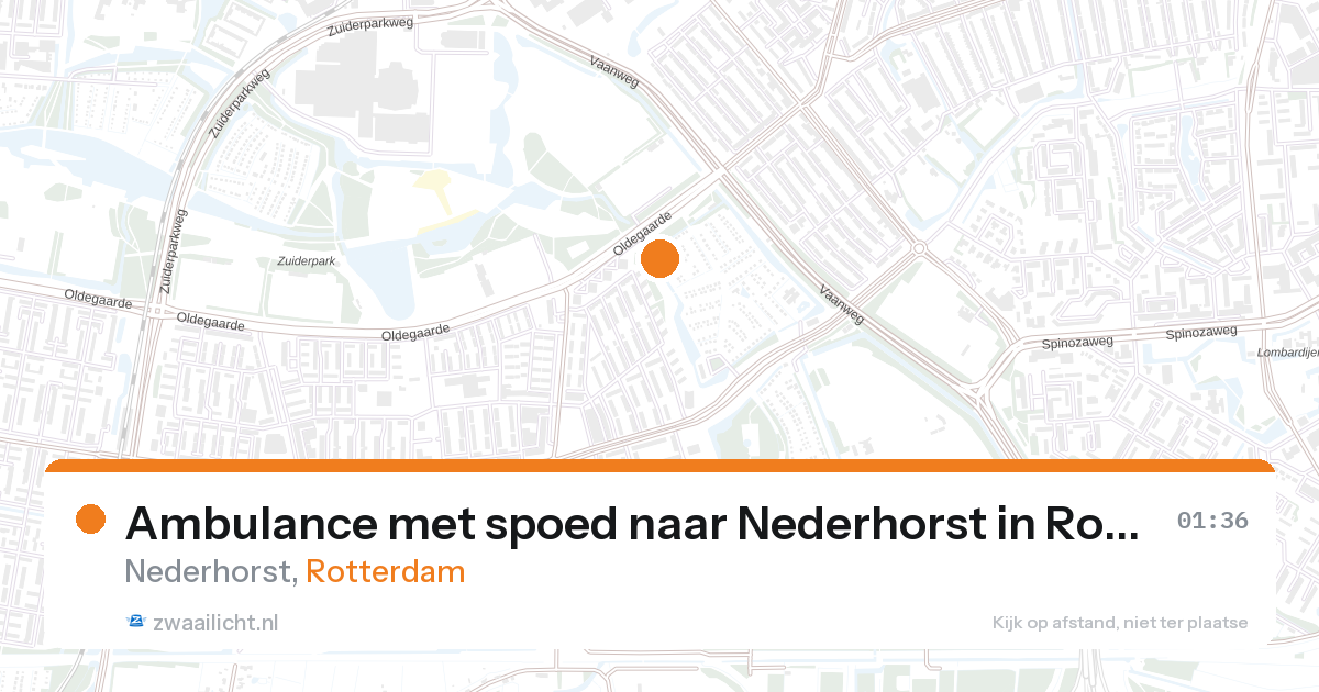 Ambulance met spoed naar Nederhorst in Rotterdam — 7 feb 2026