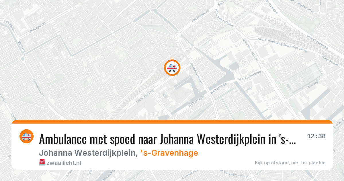 Ambulance met spoed naar Johanna Westerdijkplein in 's-Gravenhage — 23 jun 2026