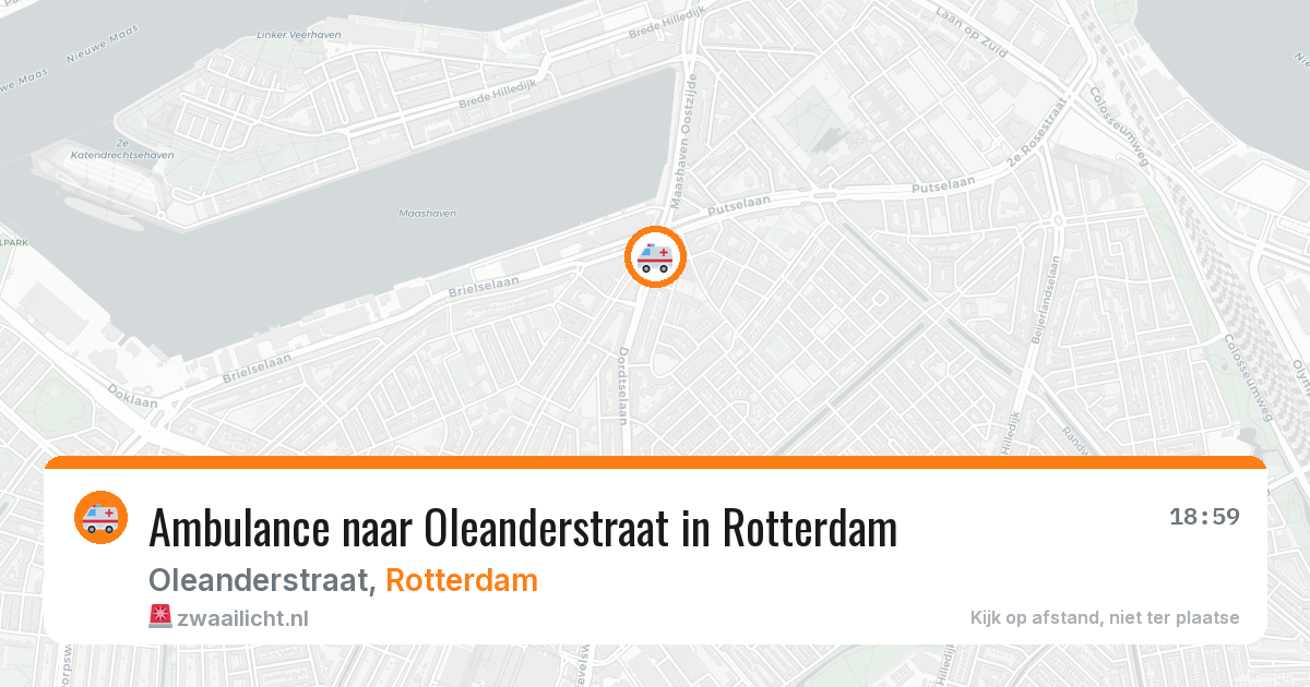 Ambulance naar Oleanderstraat in Rotterdam — 27 mei 2026