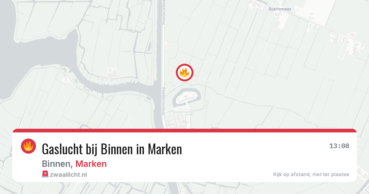 Gaslucht bij Binnen in Marken — 17 jun 2026