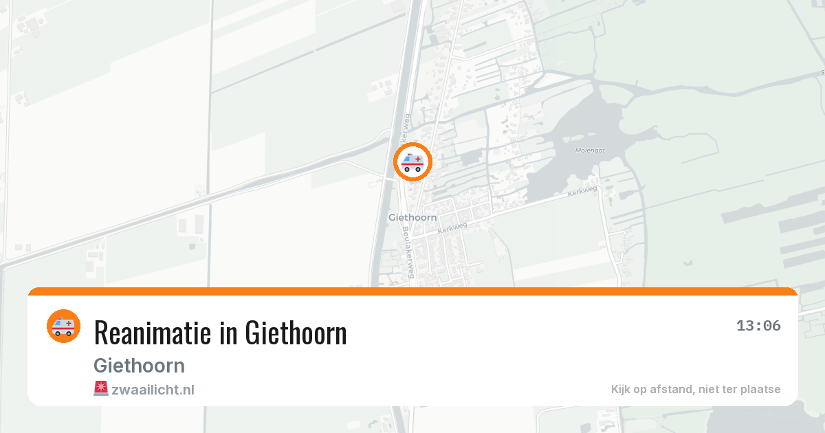 Reanimatie in Giethoorn — 17 feb 2026