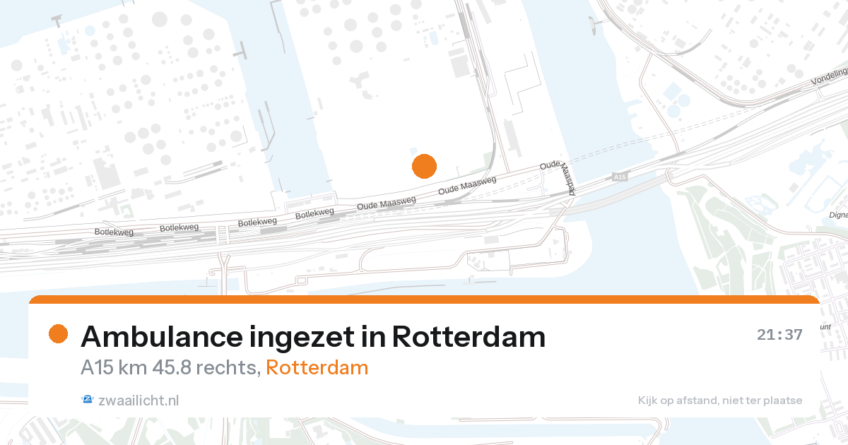 Ambulance ingezet in Rotterdam — 27 aug 2026