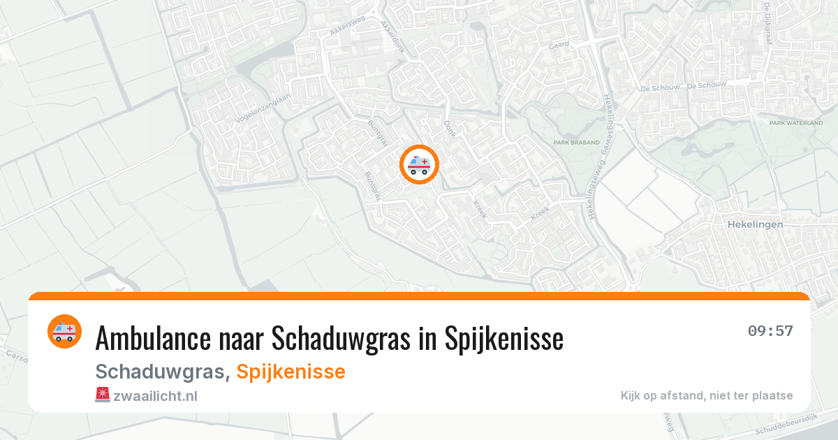 Ambulance naar Schaduwgras in Spijkenisse — 8 jun 2026