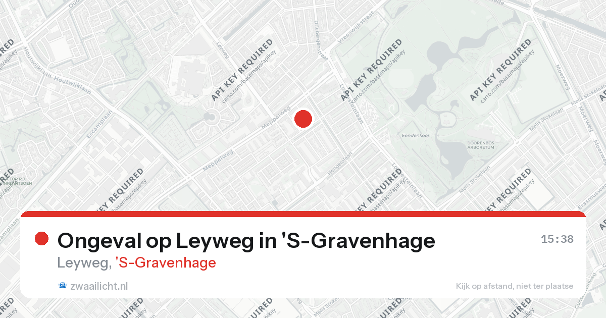 Ongeval op Leyweg in 'S-Gravenhage — 26 aug 2026