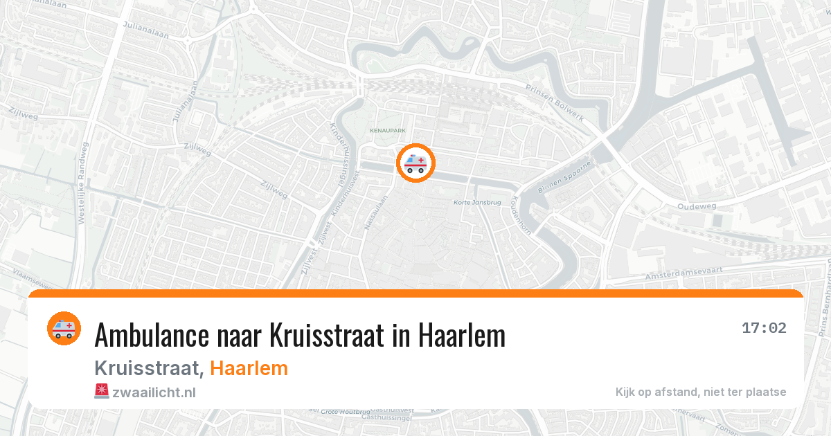 Ambulance naar Kruisstraat in Haarlem — 19 mei 2026