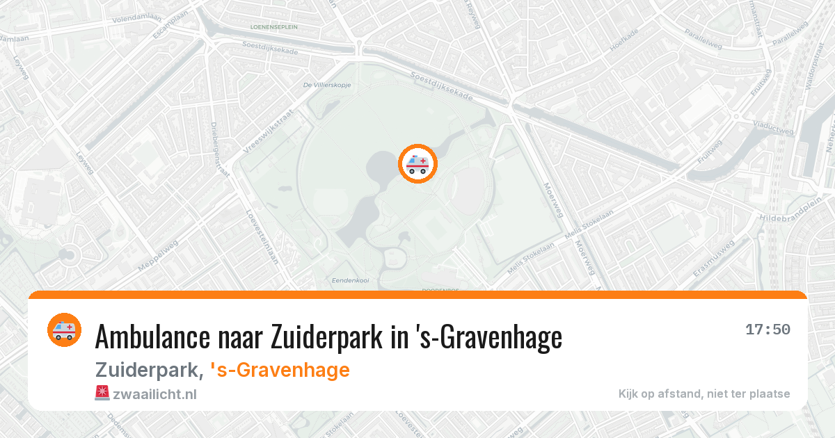 Ambulance naar Zuiderpark in 's-Gravenhage — 10 jul 2026